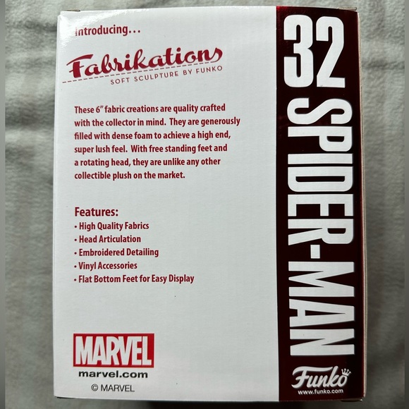 Funko Fabrikations #32, Spider-Man 6 inch Plush - Picture 2 of 4